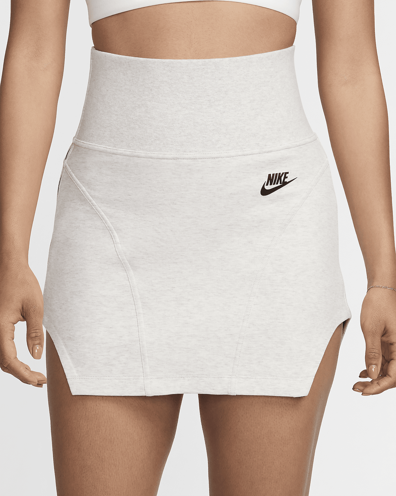 Nike Sportswear Tech Fleece High Waisted Mini Skirt 9230.0 Sneaks.kg